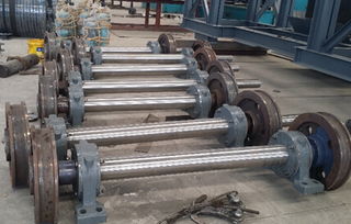 重型卸料車(chē)行走輪車(chē)軸